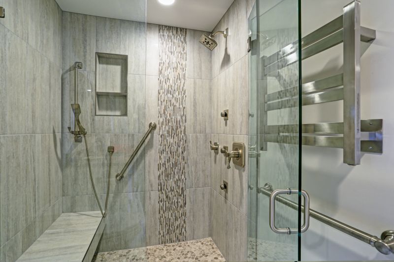 Shower with Natural Stone Tiles