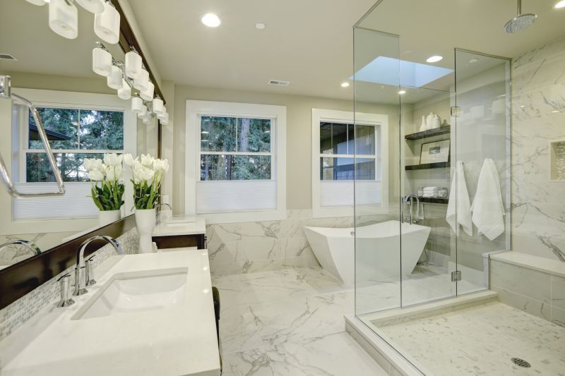 Luxury Shower with Multiple Shower Heads