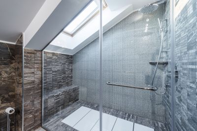 Elegant Glass Shower Door